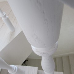 Классическое ограждение бетонной лестницы